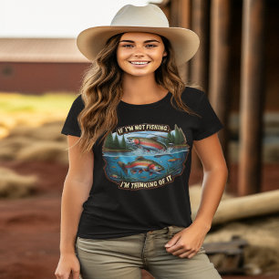 T-shirt Truite arc-en-ciel Un poisson vibre saute de l'eau