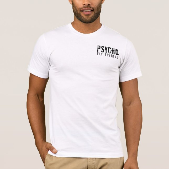T-shirt Truite Brown psychopathe de pêche de mouche - 2012 (Devant)