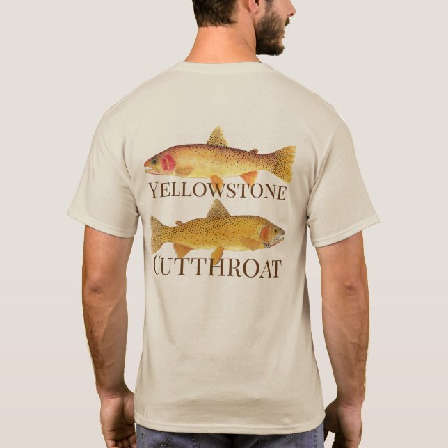 T-shirt Truite de Yellowstone (Dos)