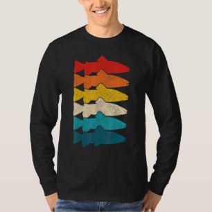 T-shirt Truite Pêche Vintage Pêche à la mouche Pêcheur