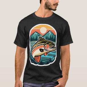 T-shirt Truite Rétro
