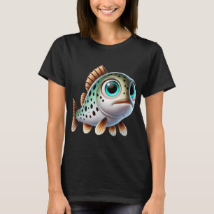 T-shirt Truitée Drôle Tachetée