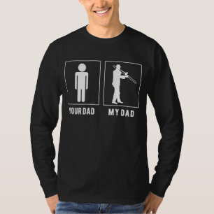 T-shirt Trumbone Maestro : Mes papas Trombone Magic !