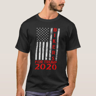 T-shirt Trump 2020 - Drapeau américain conservateur M