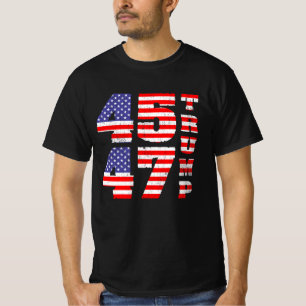 T-shirt Trump 2024 45 47 anti Biden pro trump 