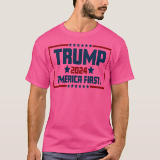 T-shirt Trump 2024 Amérique d'abord