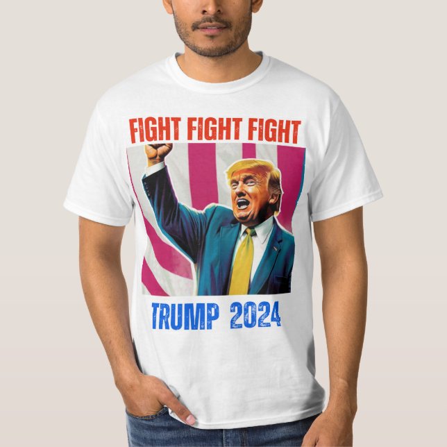 T-SHIRT TRUMP 2024 COMBAT (Devant)