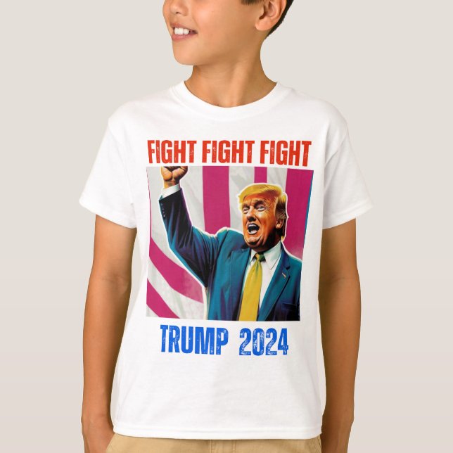 T-SHIRT TRUMP 2024 COMBAT (Devant)