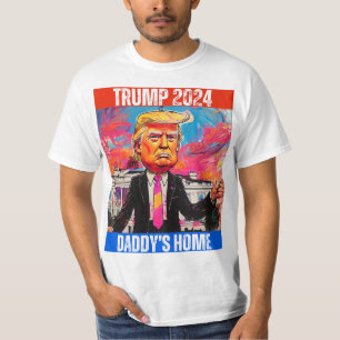 T-SHIRT TRUMP 2024 DADDY'S HOME