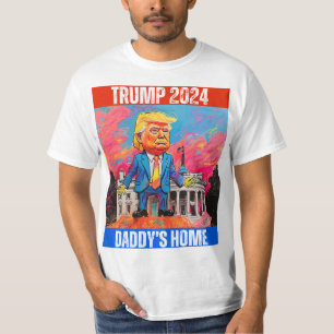 T-SHIRT TRUMP 2024 DADDY'S HOME
