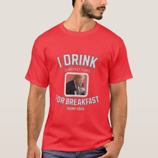 T-shirt Trump 2024 - Démocrate Larmes - Drôle