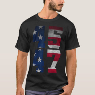 T-shirt Trump 2024 - Drapeau du président américain