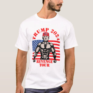 T-shirt Trump 2024 Le Tour de la vengeance Amusant Trump
