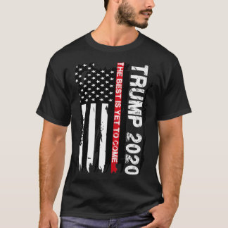 T-shirt Trump 2024 Mince Ligne Rouge Le Meilleur Reste À V