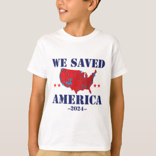 T-shirt Trump 2024 Nous avons sauvé les résultats des élec