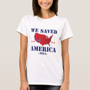 T-shirt Trump 2024 Nous avons sauvé les résultats des élec