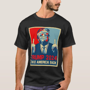 T-shirt Trump 2024 Prenez l'Amérique en 2024 Affiche de l'