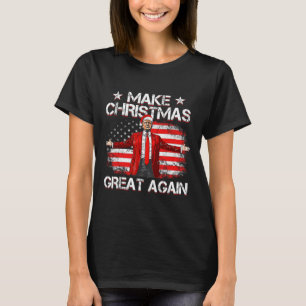 T-shirt Trump 2024 Rendre Noël super à nouveau drôle Trump