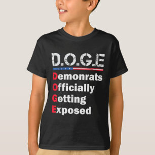 T-shirt Trump 2025 : Démocrate officiellement exposé