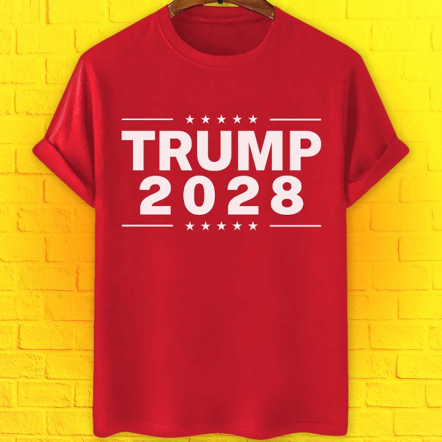 T-shirt Trump 2028 rouge (Créateur téléchargé)