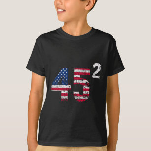 T-shirt Trump 45 47 Chemises femmes Trump 45 Au carré 2025