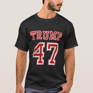 T-shirt Trump 47 Élection 2024 Républicain Conservateur Ho