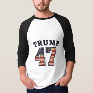 T-shirt Trump 47 Fier Maga Jour de l'investiture américain