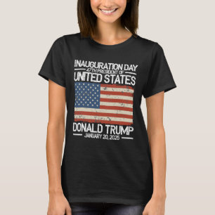 T-shirt Trump 47e Journée d'investiture du président améri