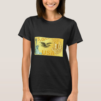 T-shirt Trump 5 millions de dollars migrant américain rich