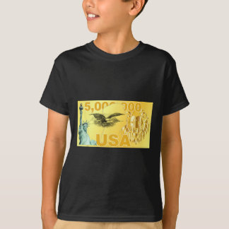 T-shirt Trump 5 millions de dollars migrant riche américai