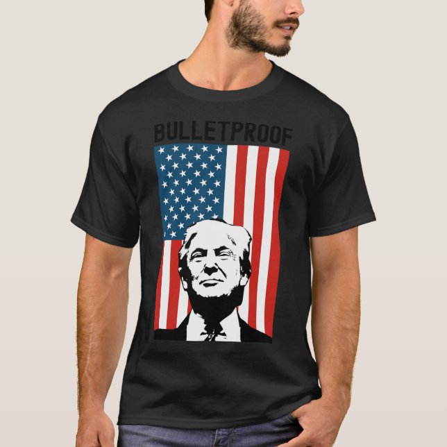 T-shirt Trump à l'épreuve des balles (Devant)