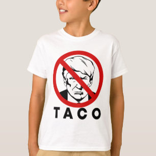 T-shirt Trump abandonne toujours Funny Taco Joke Rétro St