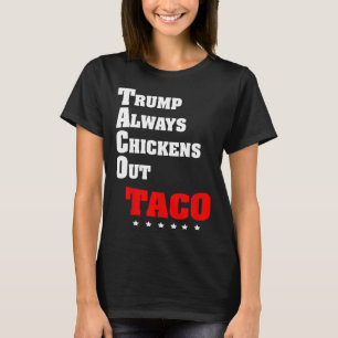 T-shirt Trump abandonne toujours Taco Trade Mème drôle 3