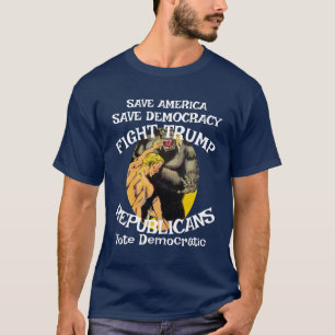 T-shirt Trump Anti Fasciste