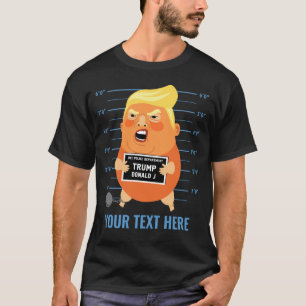 T-shirt Trump Balloon Mugshot Drôle