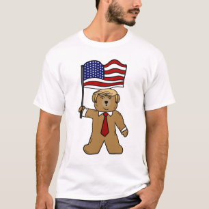 T-shirt Trump Bear Funky Political Animal Design