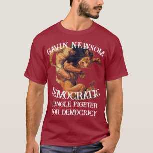 T-shirt Trump BF BV HG Gavin Newsom démocrate Président