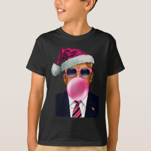 T-shirt Trump Bubble Gum Rose Fait des Bulles de Chewing-g