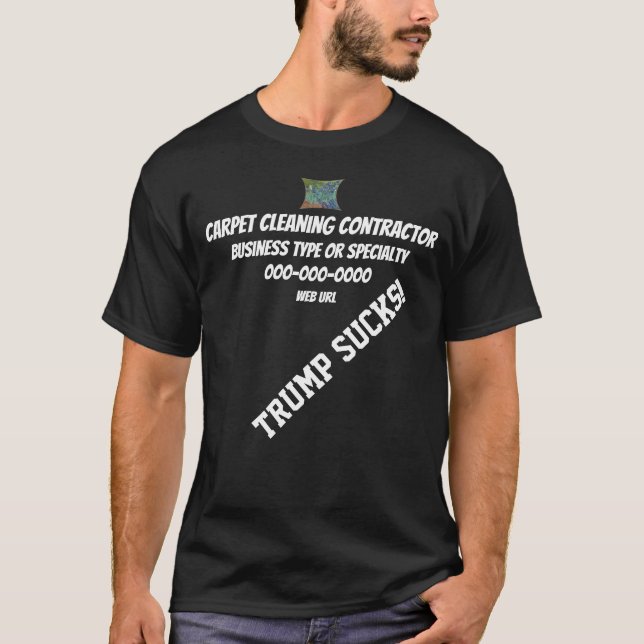 T-shirt Trump Carpet Cleaning Business Staff Logo Uniform (Devant)