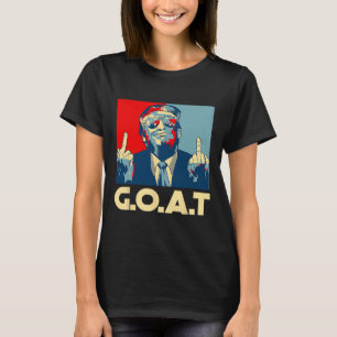 T-shirt Trump chèvre 45e président doigt d'honneur électio