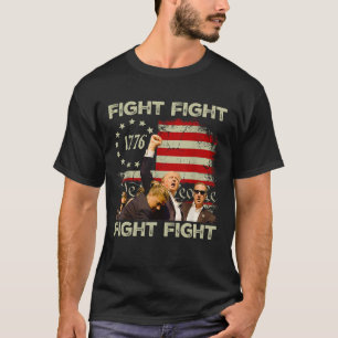 T-shirt Trump Combat Combattre Les Signaux Trump Aux Améri