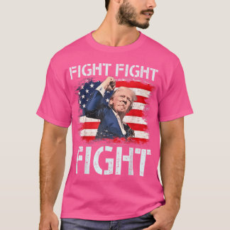 T-shirt Trump Combat Combattre Les Signaux Trump Aux Améri