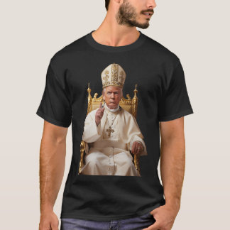 T-shirt Trump Comme Église Vatican Pape Vatican chrétien