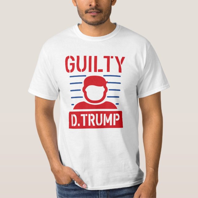 T-shirt Trump coupable (Devant)