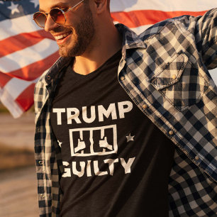 T-shirt Trump coupable