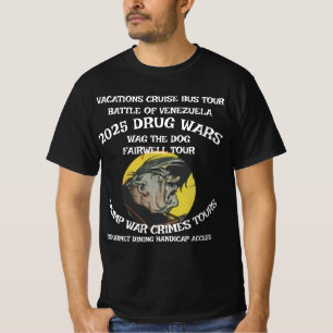 T-SHIRT TRUMP CRIMINEL DE GUERRE CROISIÈRE CARAÏBES 2025