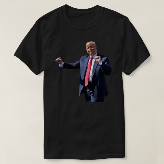 T-shirt TRUMP DANCE - Sticker de haute qualité (Design devant)