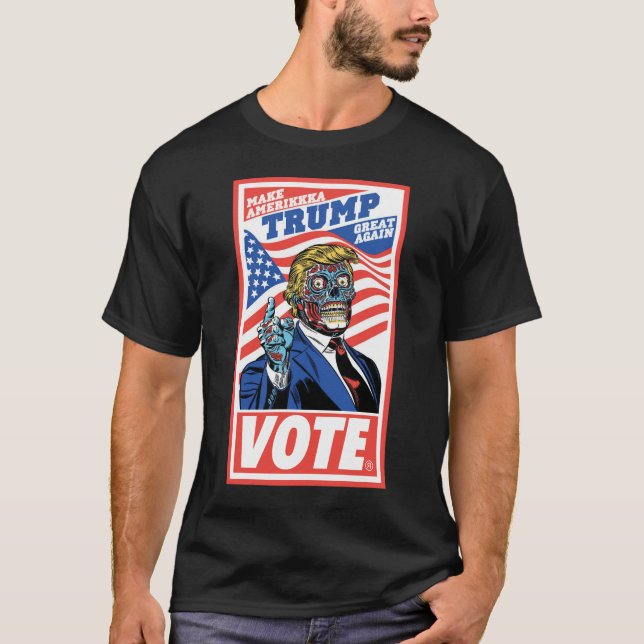 T-shirt TRUMP DE VOTE AmeriKKa (Devant)