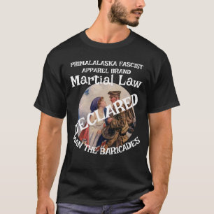 T-shirt TRUMP DÉCLARE LA LOI MARTIALE FW FV HG HOMME BARri