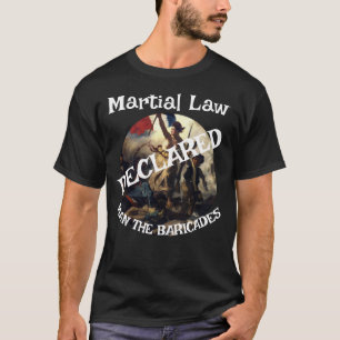 T-shirt TRUMP DÉCLARE LA LOI MARTIALE FW FV HG HOMME BARri